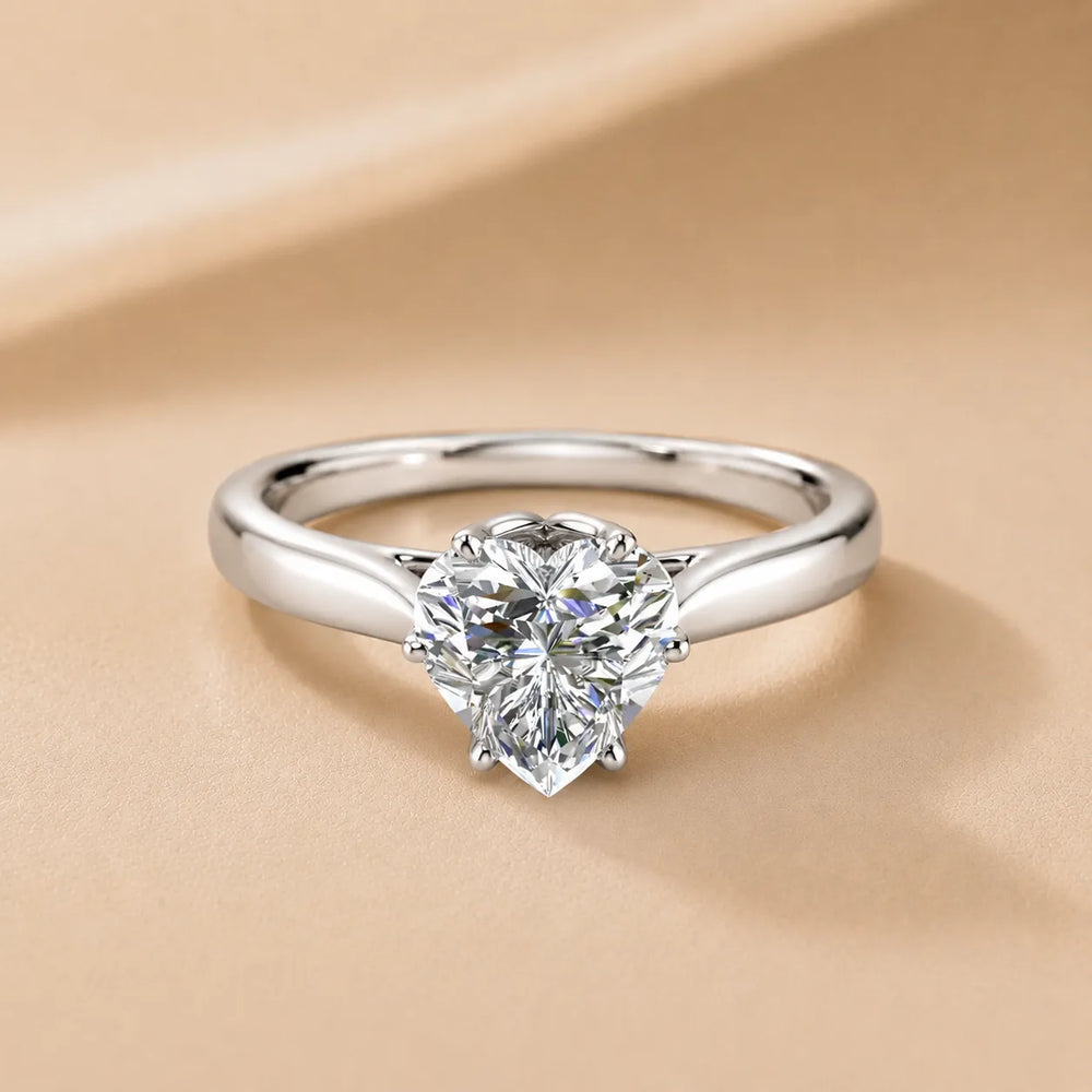 Classic Solitaire Ring with Elegant Center Stone