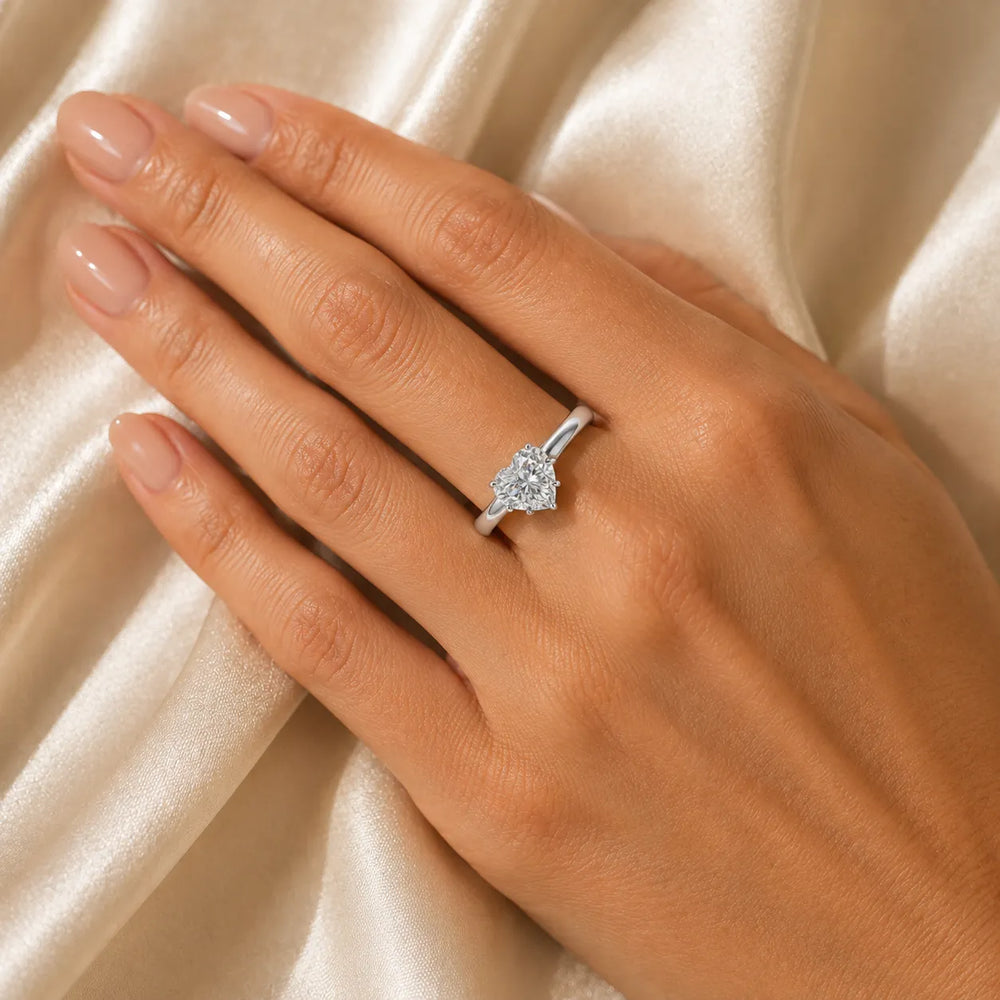 Classic Solitaire Ring with Elegant Center Stone