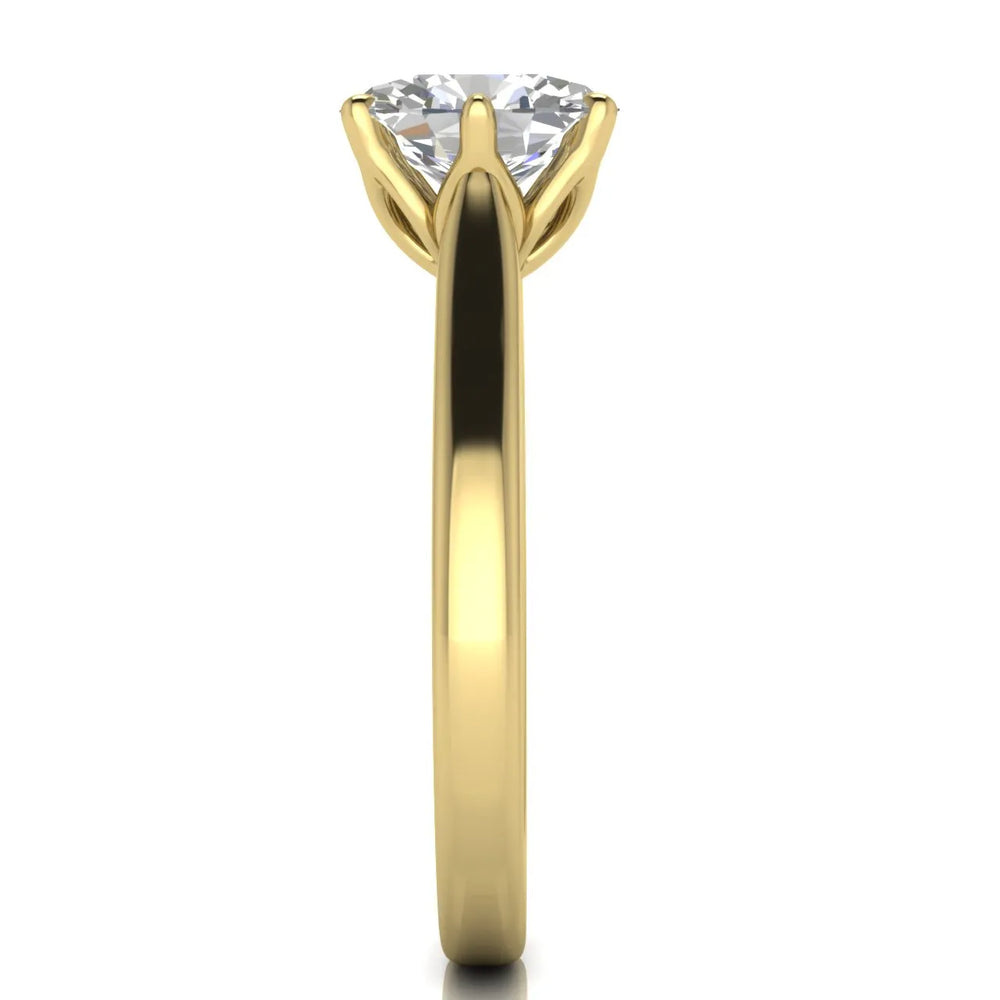 Classic Solitaire Ring with Elegant Center Stone