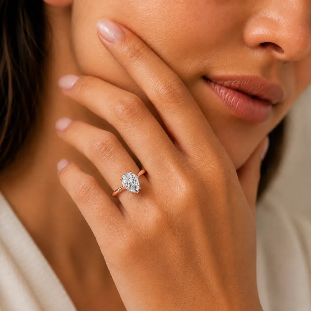 Classic Solitaire Ring with Elegant Center Stone