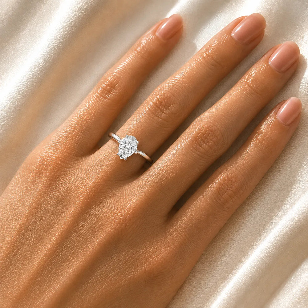 Classic Solitaire Ring with Elegant Center Stone