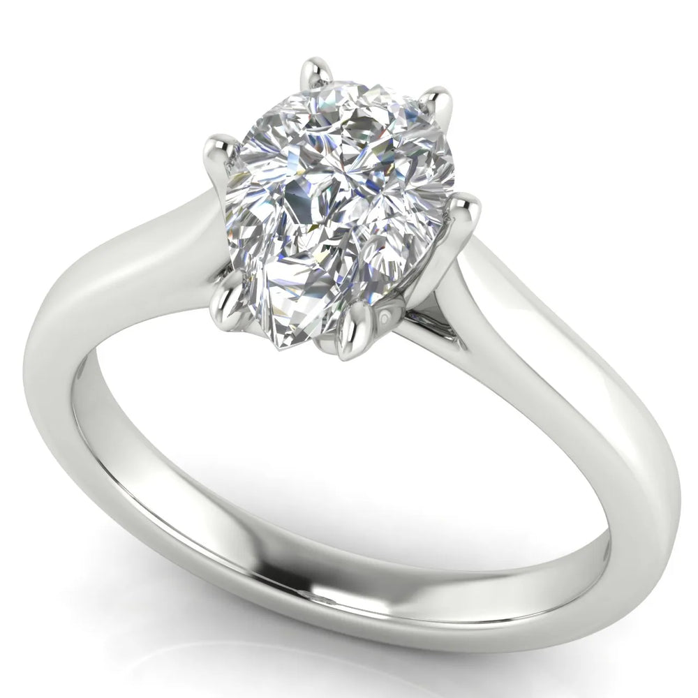 Classic Solitaire Ring with Elegant Center Stone