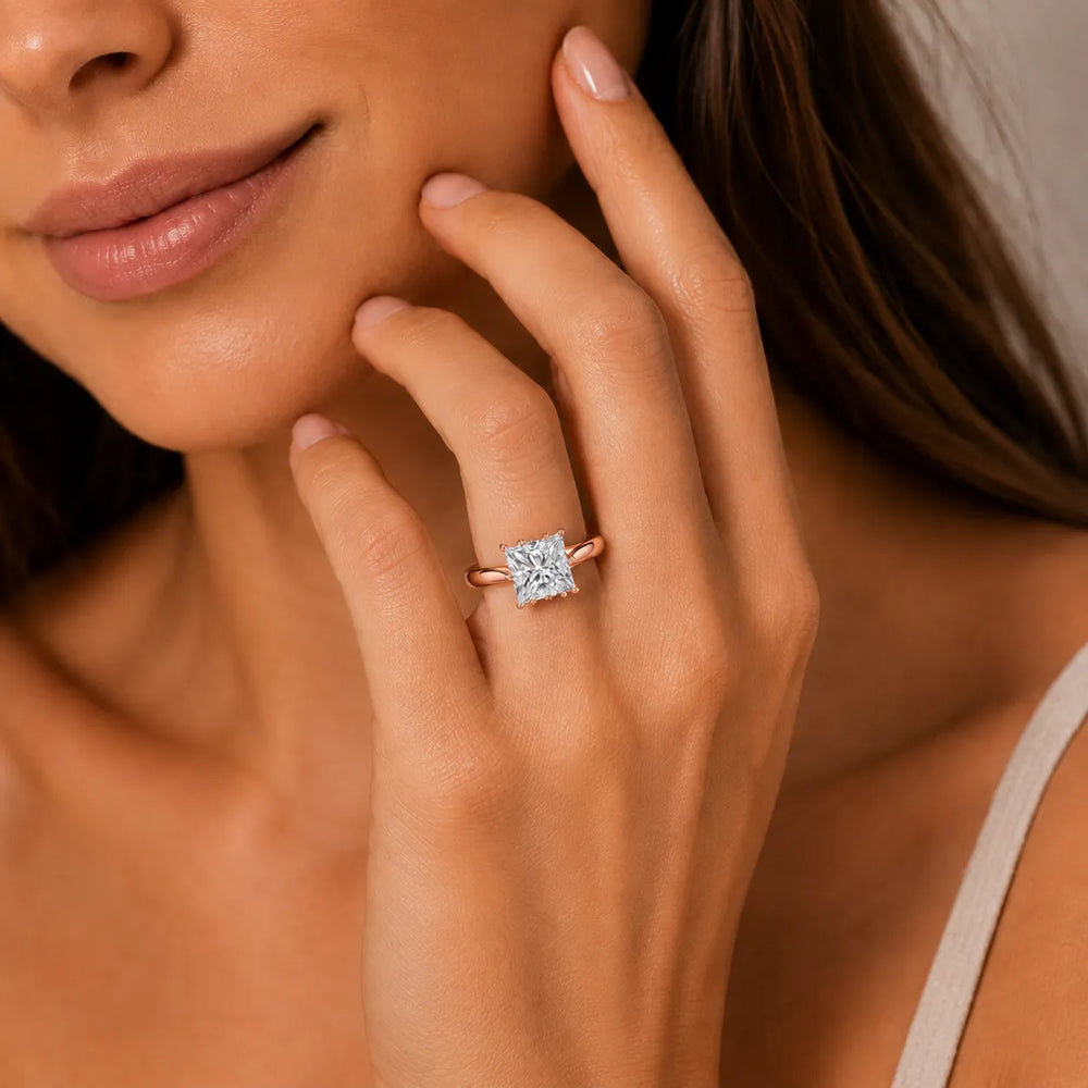 Classic Solitaire Ring with Elegant Center Stone