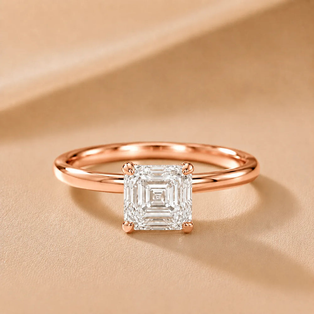 Charlotte Charm Solitaire Round Diamond Engagement Ring