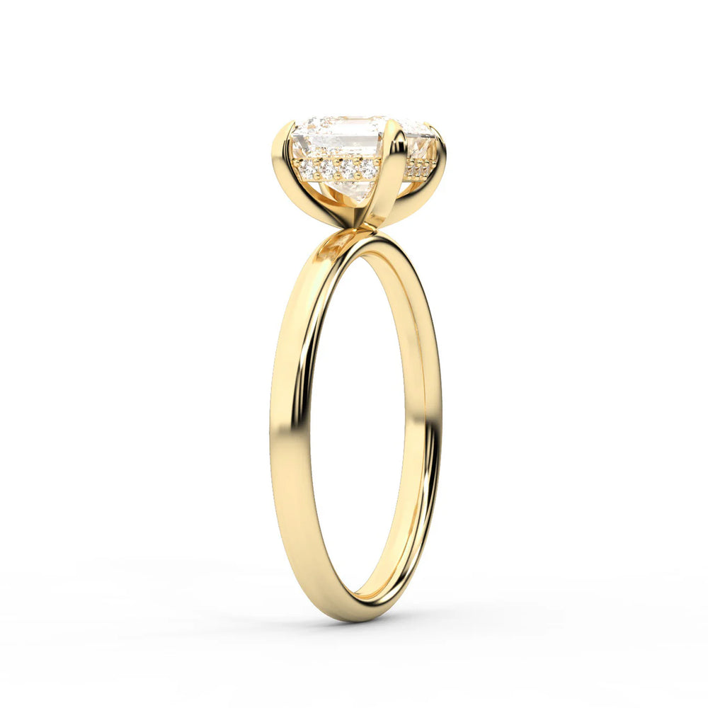 Charlotte Charm Solitaire Round Diamond Engagement Ring