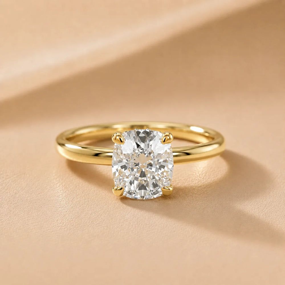 Charlotte Charm Solitaire Round Diamond Engagement Ring
