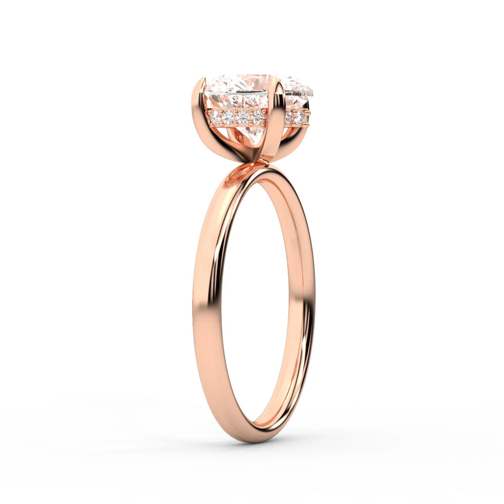 Charlotte Charm Solitaire Round Diamond Engagement Ring