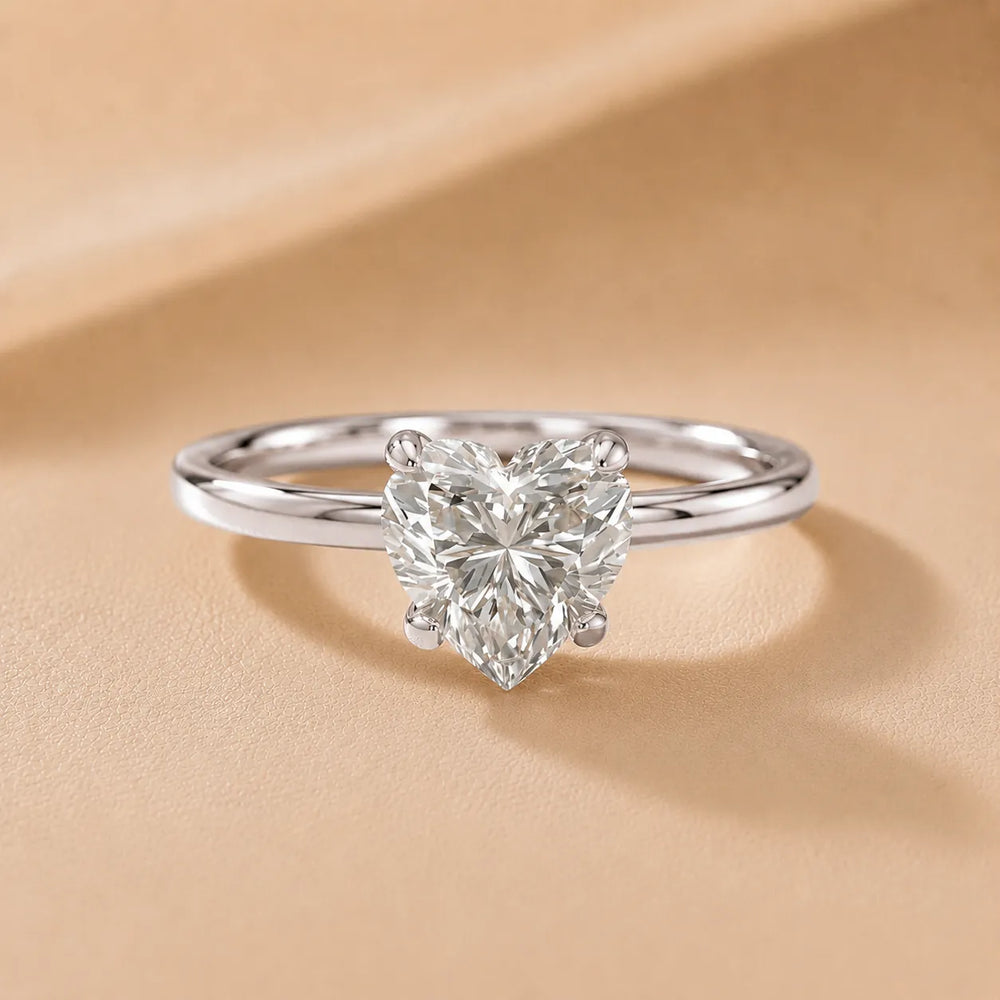 Charlotte Charm Solitaire Round Diamond Engagement Ring