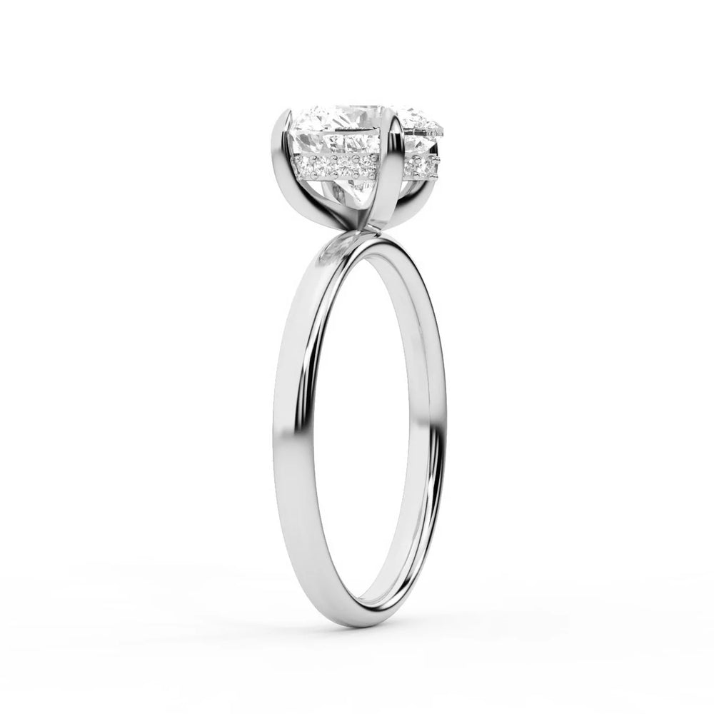 Charlotte Charm Solitaire Round Diamond Engagement Ring