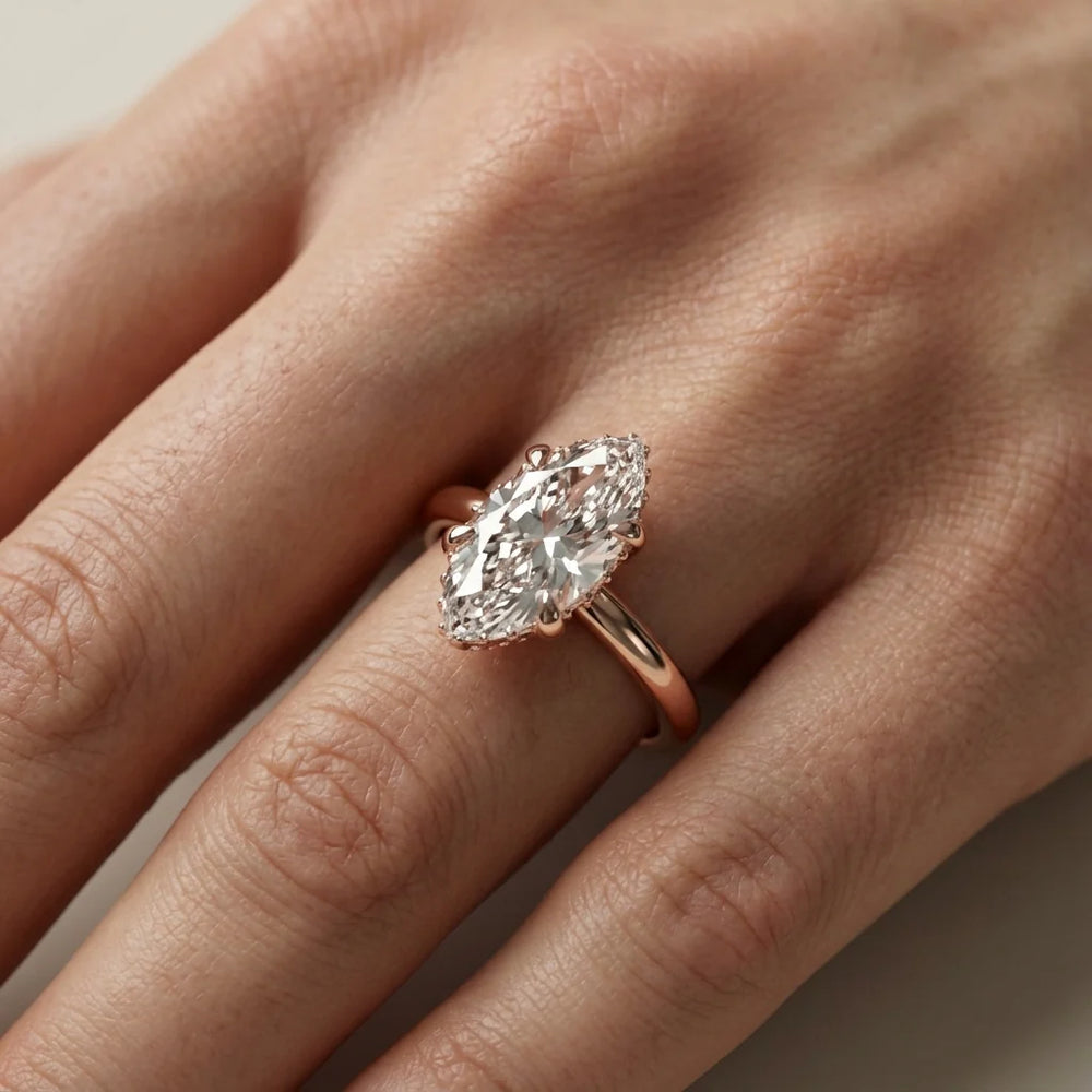 Charlotte Charm Solitaire Round Diamond Engagement Ring
