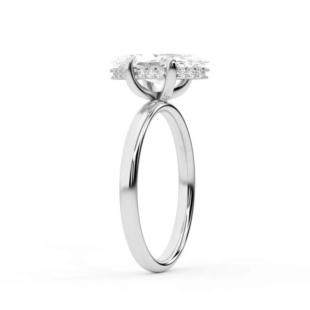 Charlotte Charm Solitaire Round Diamond Engagement Ring