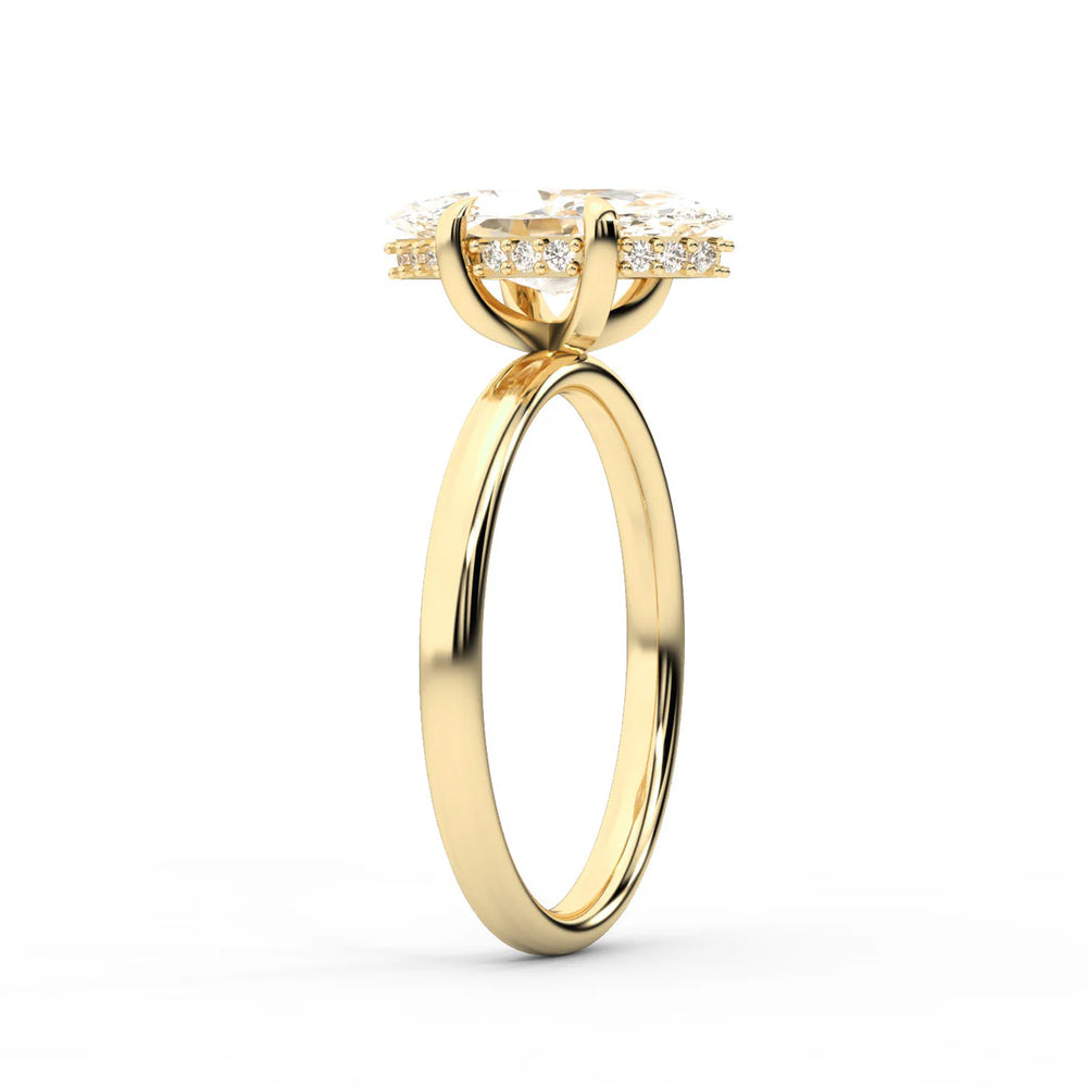 Charlotte Charm Solitaire Round Diamond Engagement Ring