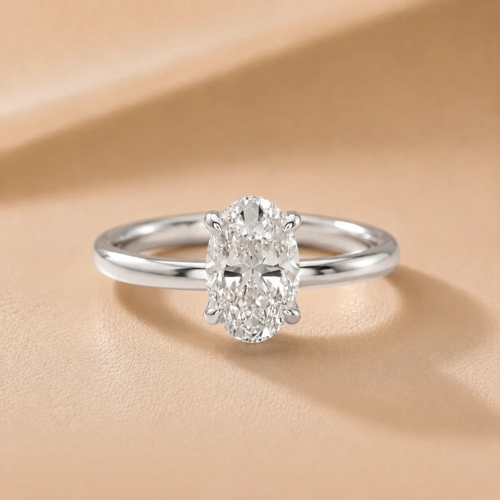 Charlotte Charm Solitaire Round Diamond Engagement Ring