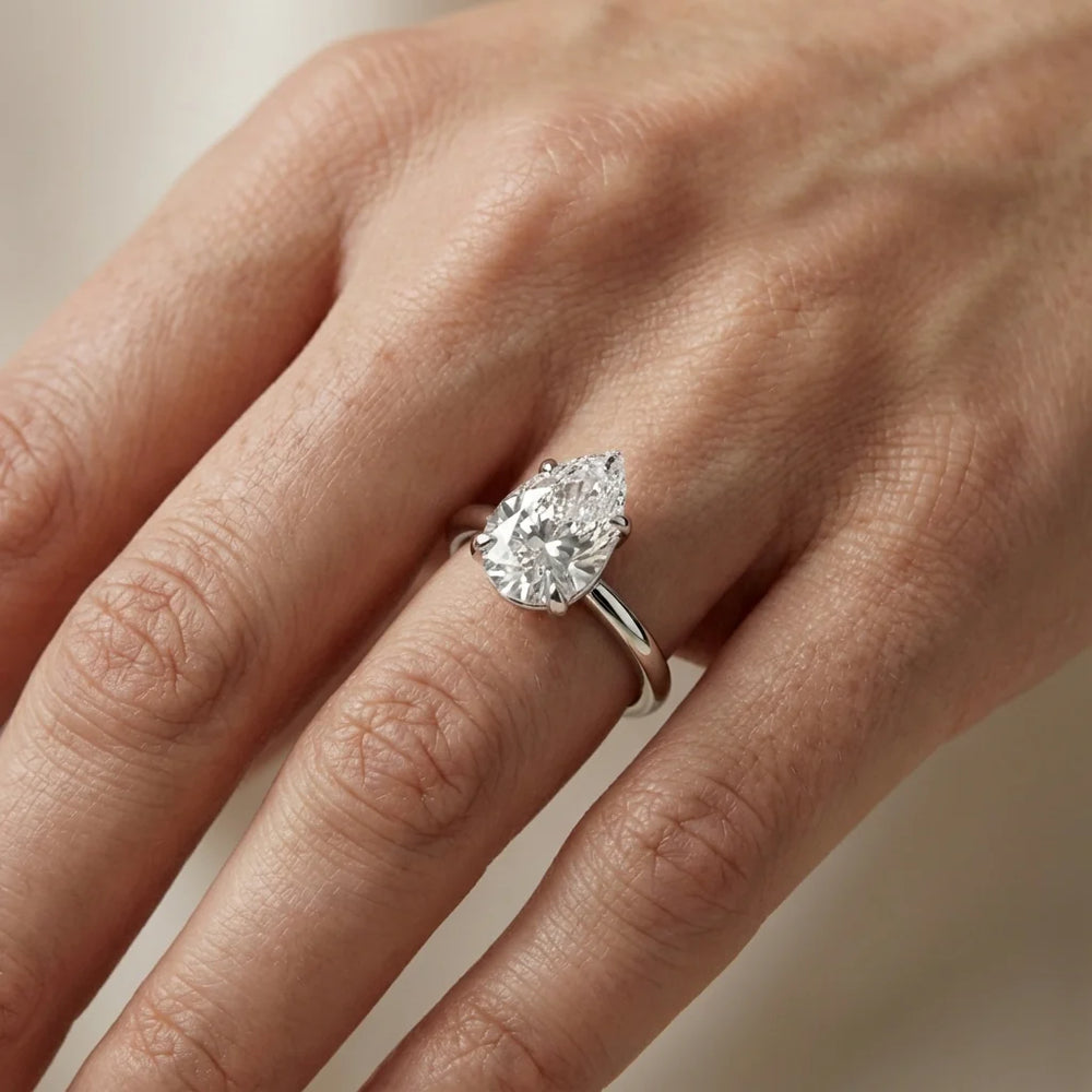 Charlotte Charm Solitaire Round Diamond Engagement Ring