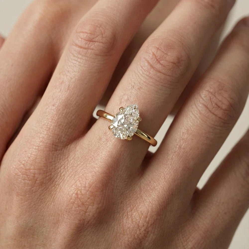 Charlotte Charm Solitaire Round Diamond Engagement Ring