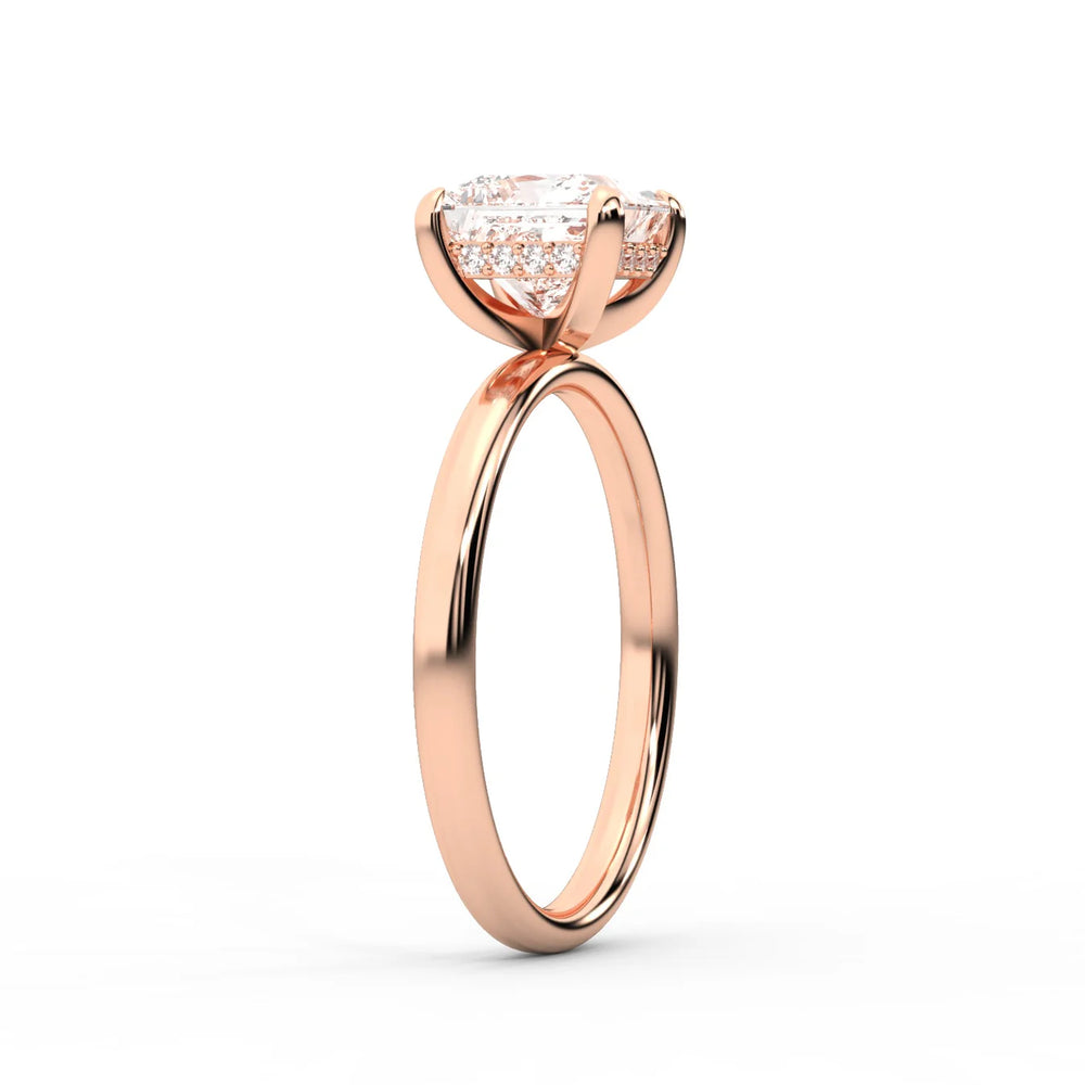 Charlotte Charm Solitaire Round Diamond Engagement Ring