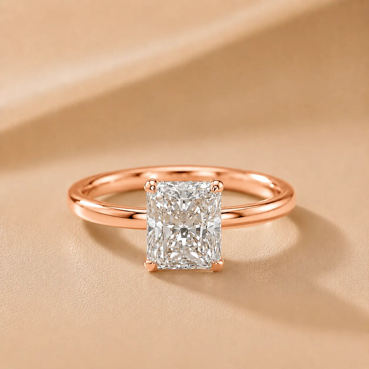 Charlotte Charm Solitaire Round Diamond Engagement Ring