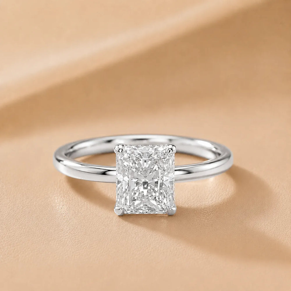 Charlotte Charm Solitaire Round Diamond Engagement Ring