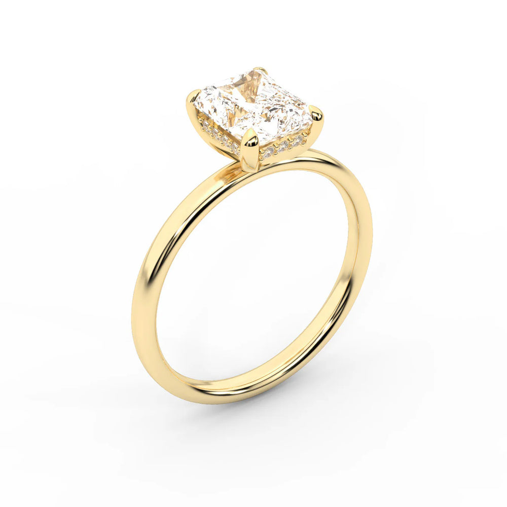 Charlotte Charm Solitaire Round Diamond Engagement Ring