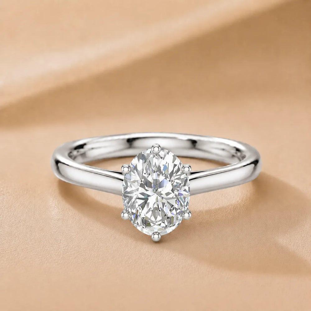 Classic Six-Prong Solitaire Ring