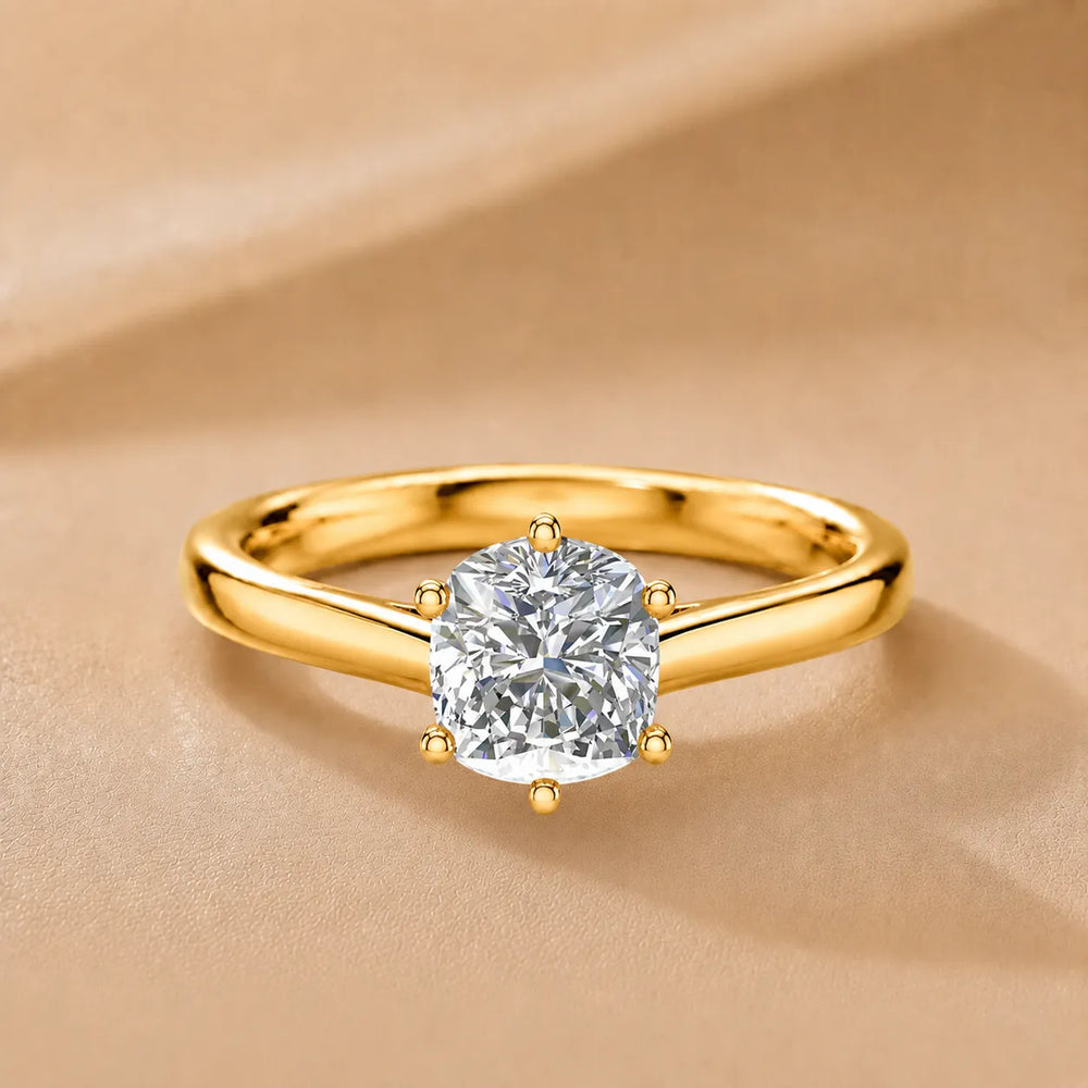 Classic Six-Prong Solitaire Ring