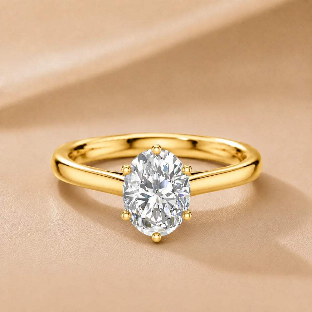 Classic Six-Prong Solitaire Ring