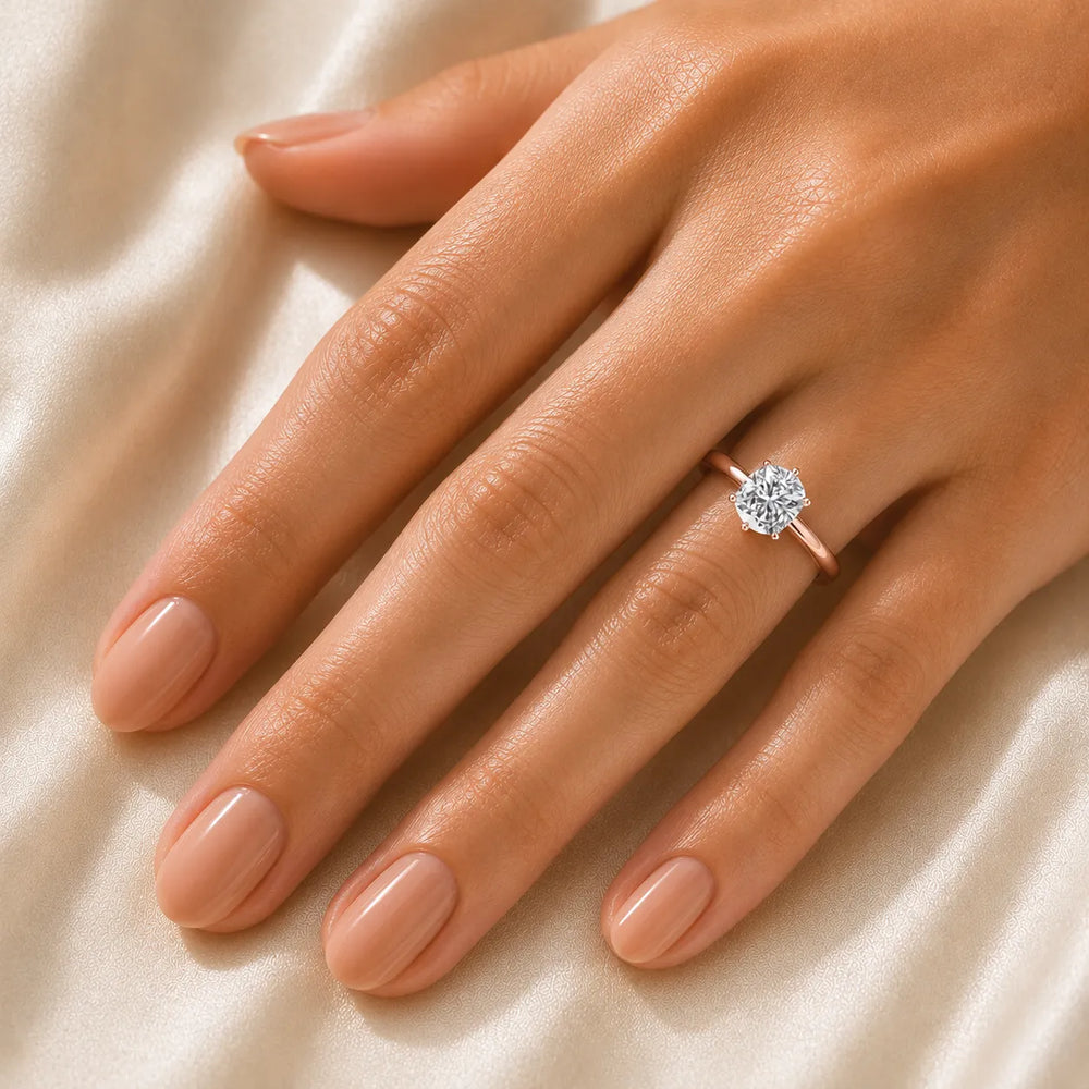 Classic Six-Prong Solitaire Ring
