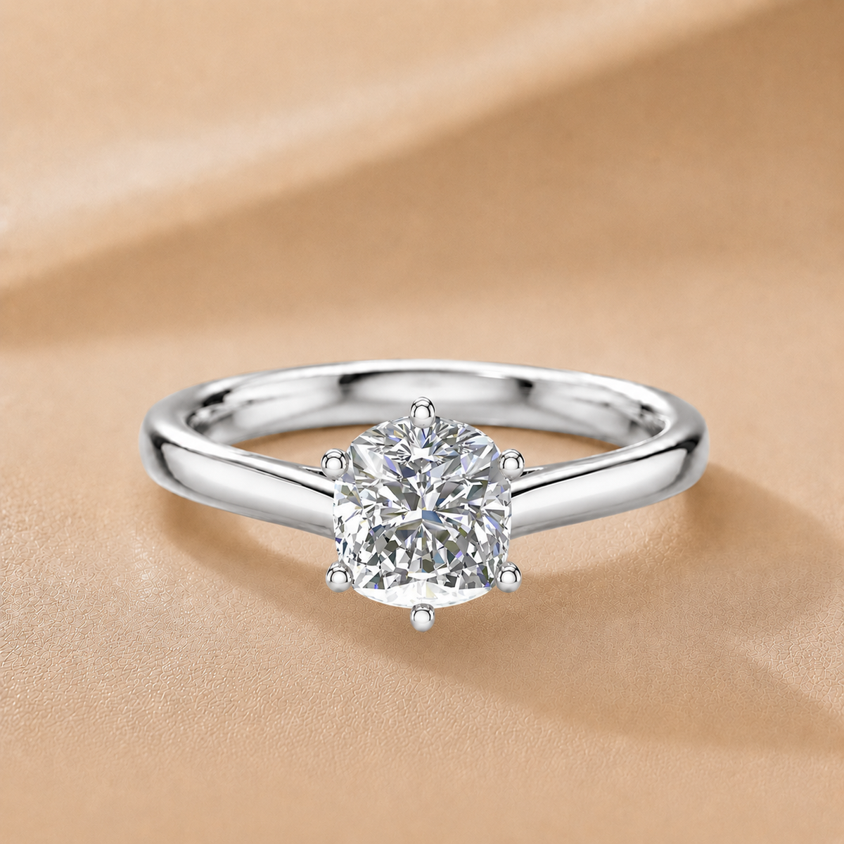 Classic Six-Prong Solitaire Ring