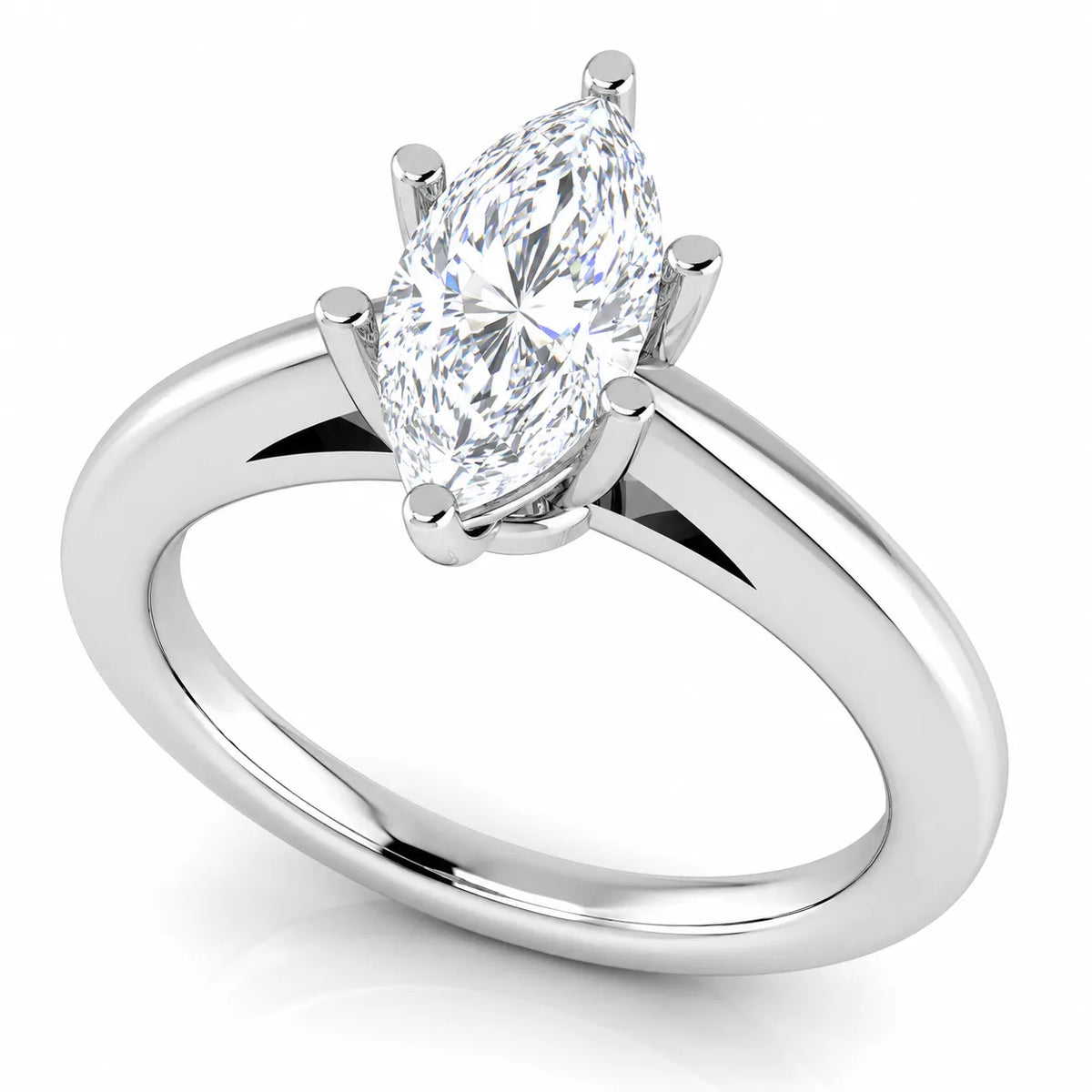Classic Six-Prong Solitaire Ring