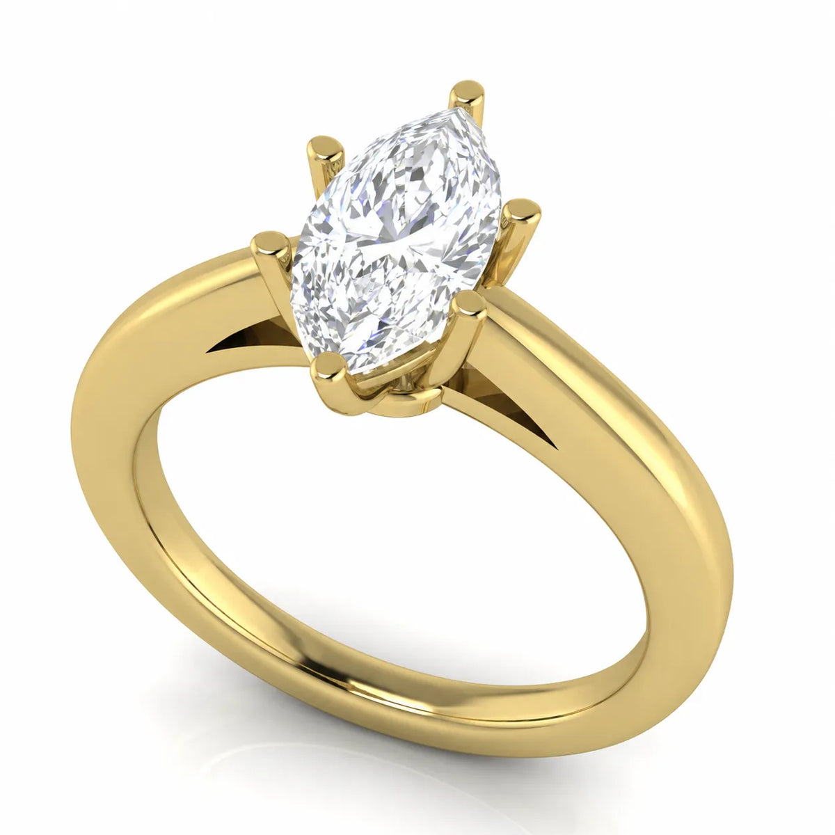 Classic Six-Prong Solitaire Ring