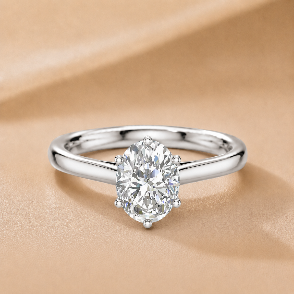 Classic Six-Prong Solitaire Ring
