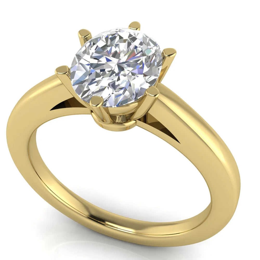 Classic Six-Prong Solitaire Ring