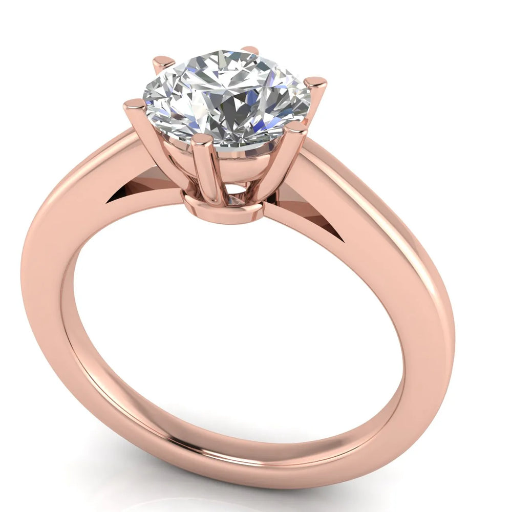 Classic Six-Prong Solitaire Ring