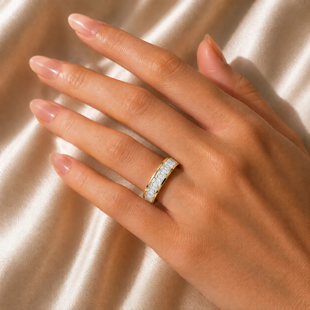 Classic Baguette Symphony Ring