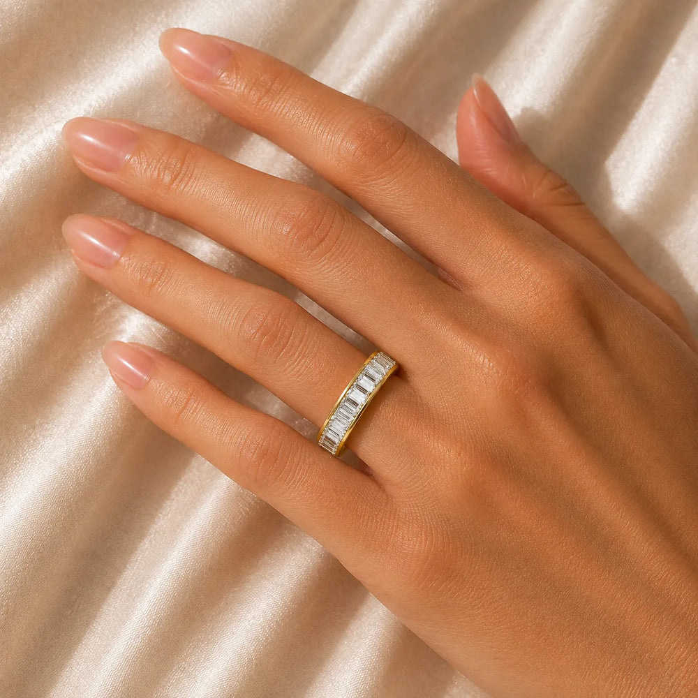 Classic Baguette Symphony Ring
