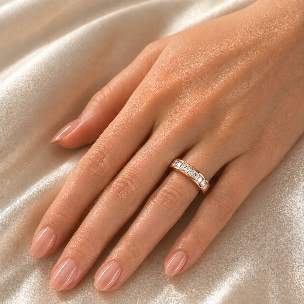 Classic Baguette Symphony Ring