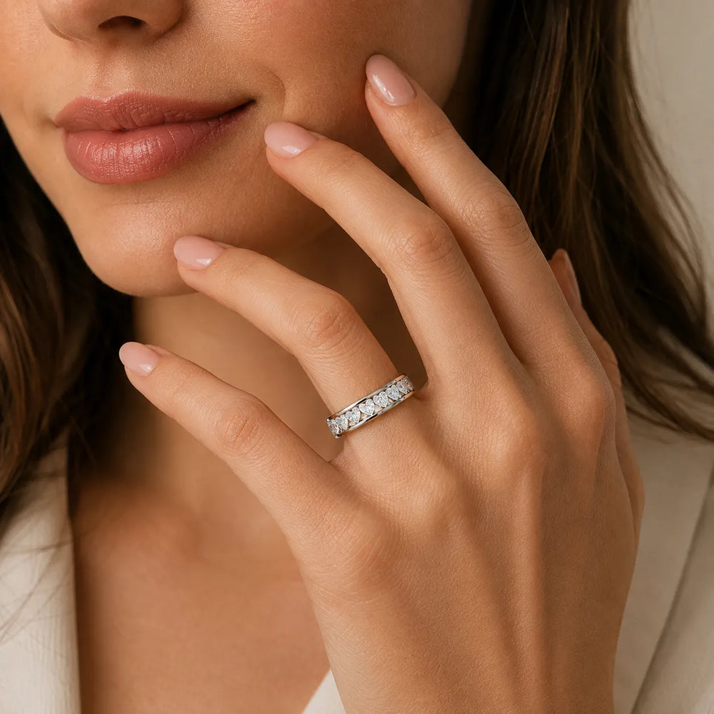 Classic Baguette Symphony Ring