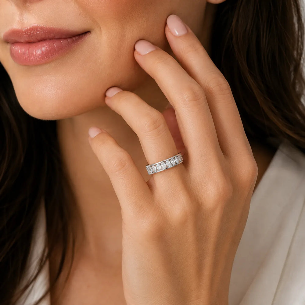 Classic Baguette Symphony Ring