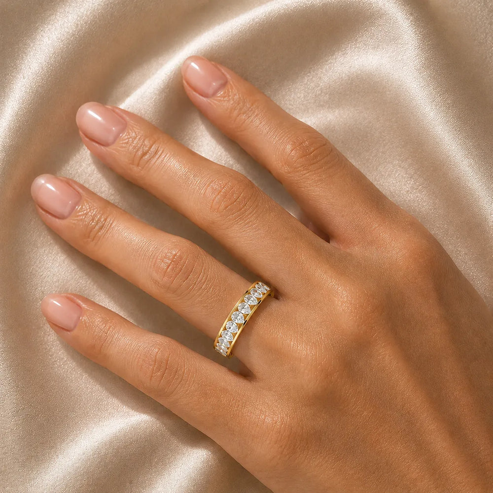 Classic Baguette Symphony Ring