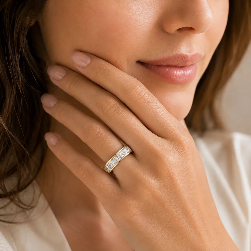 Classic Baguette Symphony Ring