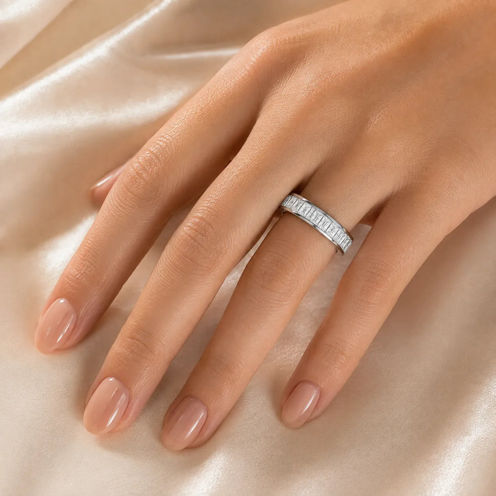 Classic Baguette Symphony Ring