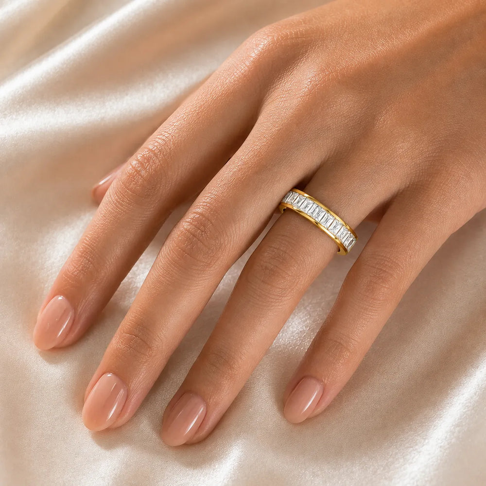 Classic Baguette Symphony Ring