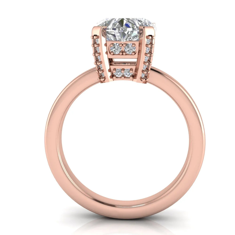 Elegant Solitaire Ring with Contemporary Prong Setting