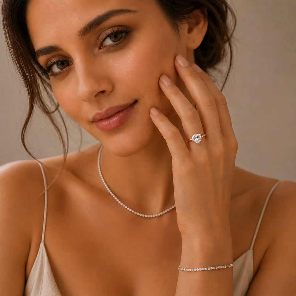 Contemporary Solitaire Engagement Ring