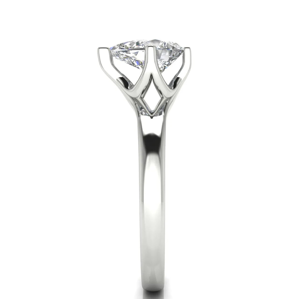 Contemporary Solitaire Engagement Ring