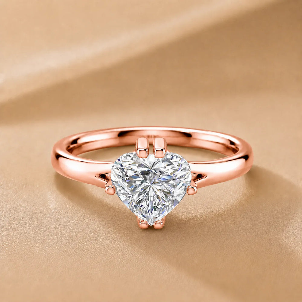 Contemporary Solitaire Engagement Ring