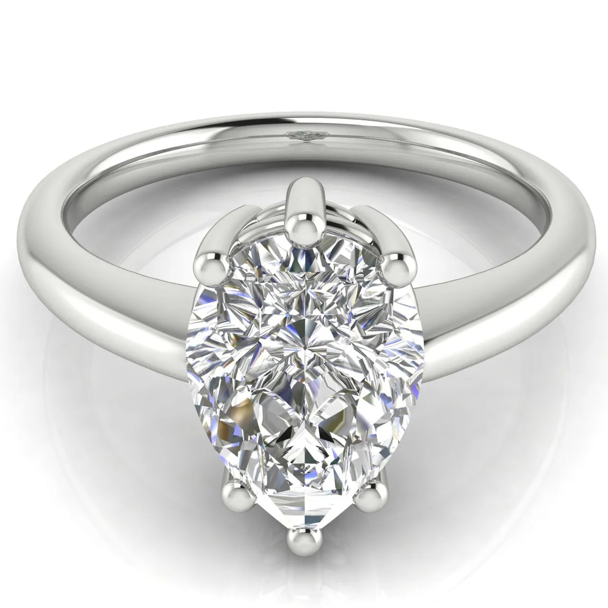 Elegant Solitaire Ring with Classic Prong Setting