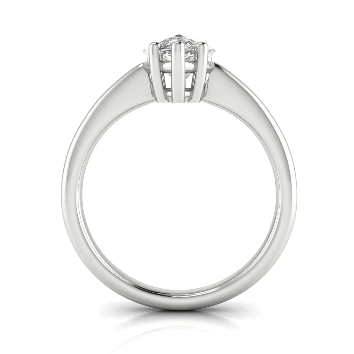 Elegant Solitaire Ring with Classic Prong Setting