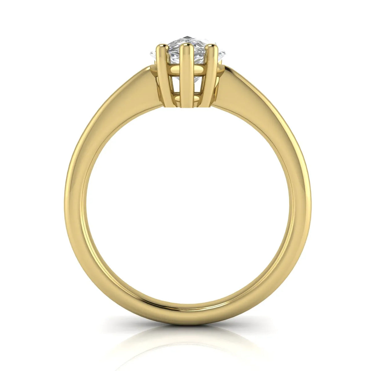 Elegant Solitaire Ring with Classic Prong Setting