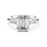 Emerald Elegance Ring with Customize baguette - Seraphine Jewels